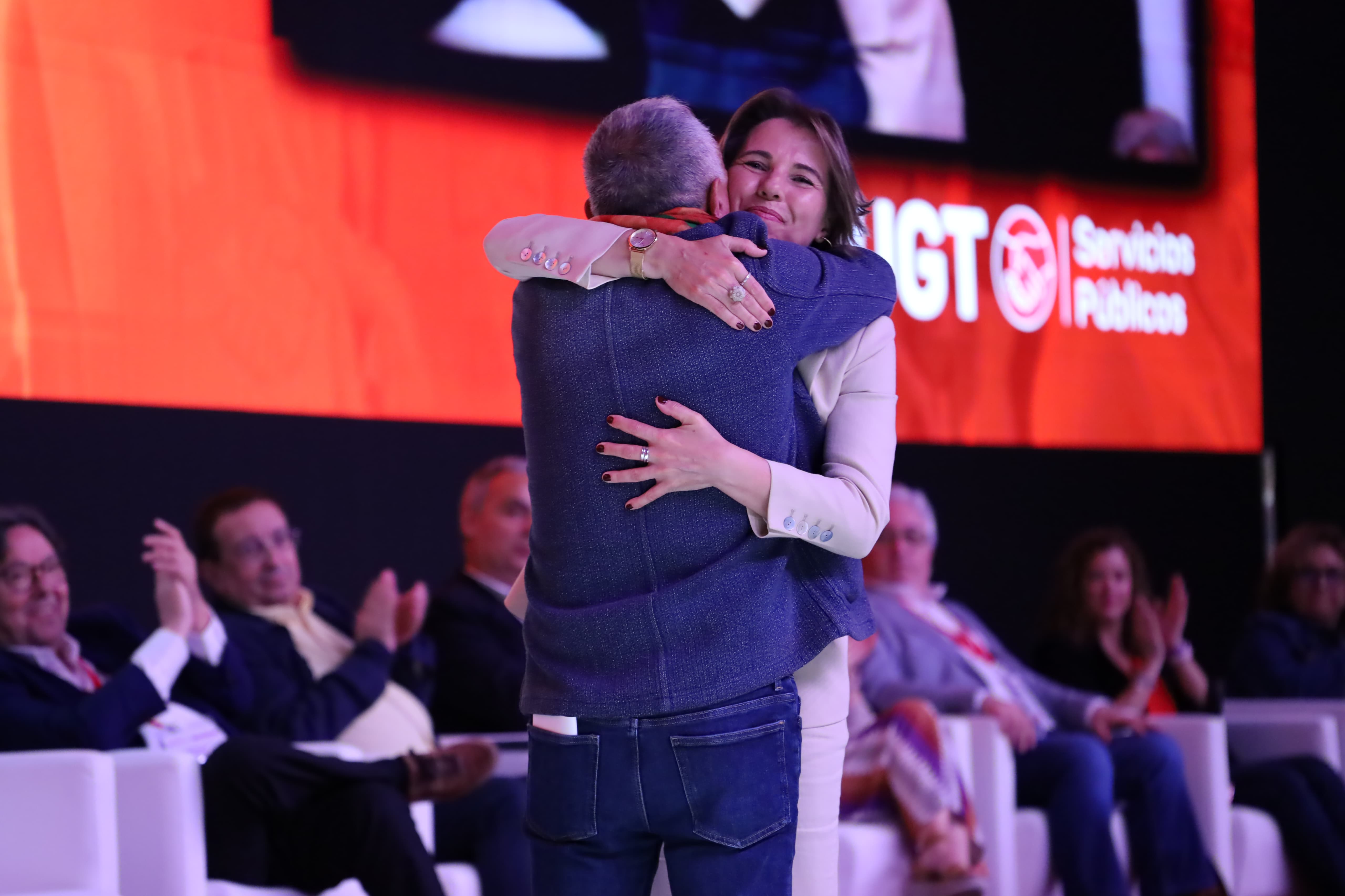 Pepe Álvarez e Isabel Araque